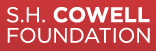 S.H. Cowell Foundation
white text on red background